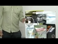 কাস্টম প্রিন্টেড ডয়প্যাক ব্যাগ বেভারেজ বোতল আকৃতির অগ্রভাগ অ্যালুমিনিয়াম ফয়েল স্ট্যান্ড আপ স্পাউট পাউচ