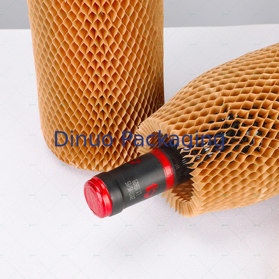 ভঙ্গুর উপহারের জন্য 80gsm বায়োডিগ্রেডেবল মধুচক্র মোড়ানো ক্রাফট পেপার রোলস