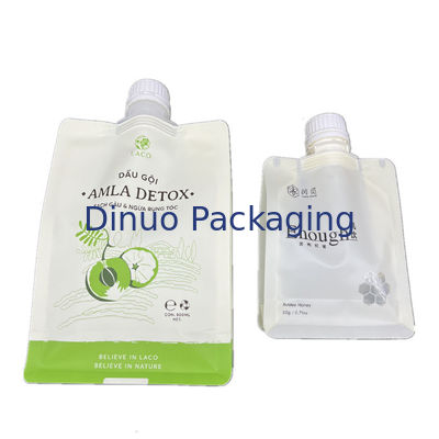 পুনরায় পূরণযোগ্য পুনর্ব্যবহৃত তরল প্লাস্টিকের স্ট্যান্ড আপ স্পাউট পকেট ব্যাগ