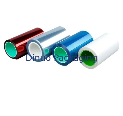 কুরিয়ার ব্যাগ রিলিজ টেপের জন্য 25micron স্বচ্ছ PET রিলিজ লাইনার ফিল্ম