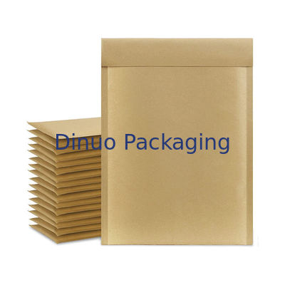 Various Sizes Kraft Bubble Mailers Durable 60-180gsm Thickness for Customer Requirements