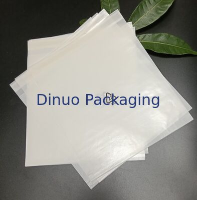 Three-Side Seal White Glassine Paper Bags With Recyclable Logo Eco-Friendly Food-Grade Packaging For Dry Foods And Crafts