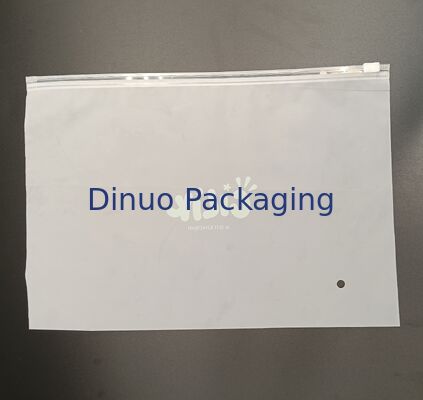 পরিবেশ-বান্ধব খাদ্য-নিরাপদ পুনরায় ব্যবহারযোগ্য CPE ফ্রস্টেড জিপার পাউচ পোশাক ও নথিপত্রের জন্য