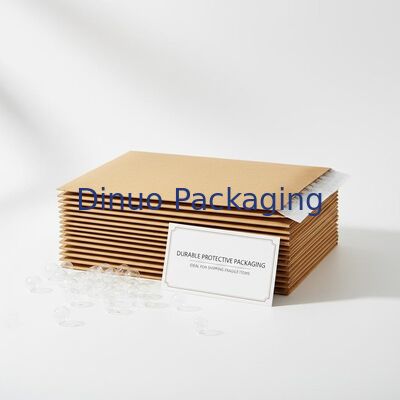 স্ব-সিলিং ক্রাফ্ট পলি বুদ্বুদ মোড়ানো টেকসই প্রতিরক্ষামূলক প্যাকেজিং উপাদান ভঙ্গুর আইটেম শিপিং এবং নিরাপদ ডেলিভারি নিশ্চিত করার জন্য আদর্শ