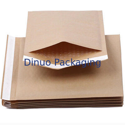 Corrugated Paper 45 GSM Paper Bubble Mailer Custom Printing Eco Friendly Packaging Option for Secure Shipping and Handling