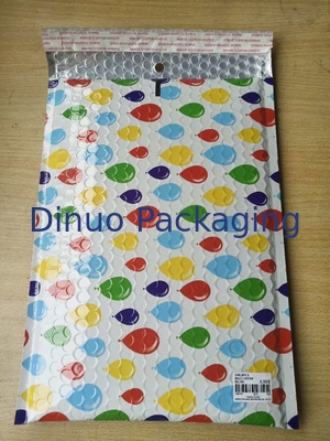 200x260mm # D1 মেটালিক বুদ্বুদ মেইলিং লিফলেট, সম্পূর্ণ রঙ মুদ্রণ বাবল মোড়ানো প্যাকিং খামে