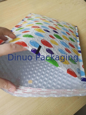 240X330mm # F3 মেটালিক বুদ্বুদ মেইলার 8 রঙ প্রিন্টিং প্যাডেড প্রচারপত্র প্রচারের জন্য