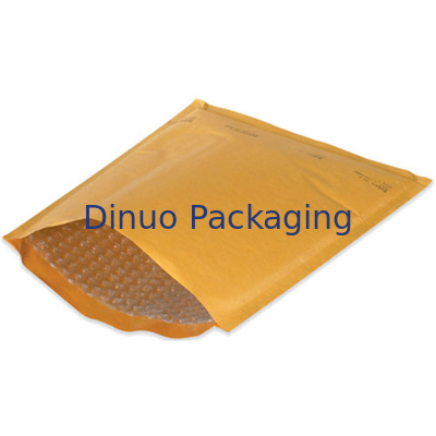 হলুদ খসড়া কাগজ বুদ্বুদ মোড়ানো খাম, 235x330mm #H বুদ্বুদ মেইলার ব্যাগ
