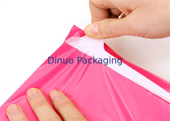 রঙিন কো-এক্সট্রুডেড ব্যাগ তামপার প্রুফ স্পষ্ট প্লাস্টিক কুরিয়ার প্যাকিং ব্যাগ