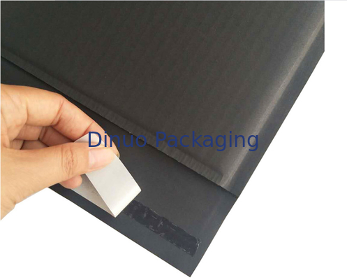 কালো 9.5x11 &#39;&#39; কাস্টম ক্রাফ্ট rugেউখেলান খামে 2 টি পক্ষের সুরক্ষা তাপ সীল