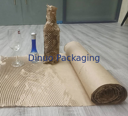 50 মিমি * 100 মি 80gsm মধুচক্রের কাগজ রোল কম্পোস্টেবল