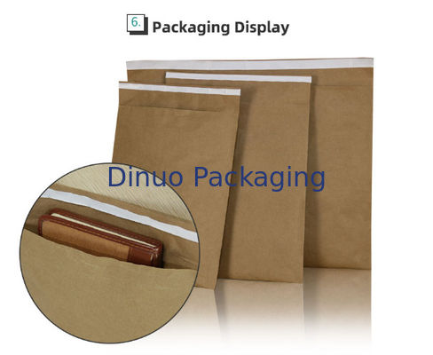 প্যাকেজ প্রতি পরিমাণ 100 পেপার প্যাডেড মেইলার্স জল প্রতিরোধী বহিরাগত মধুচক্র কাগজ ব্যাগ দীর্ঘস্থায়ী প্যাকেজিং জন্য উপযুক্ত